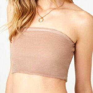 Forever 21 Rib-Knit Cropped Tube Top